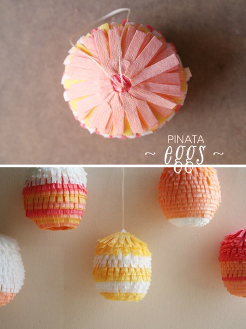 Egg Pinatas - 80 Fabulous Easter Decorations You Can Make Yourself