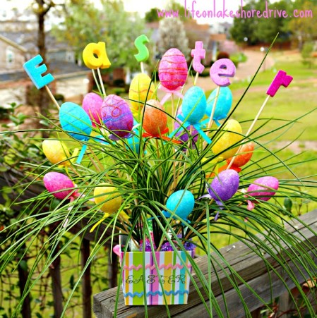 Its in the Bag - 40 Beautiful DIY Easter Centerpieces to Dress Up Your Dinner Table