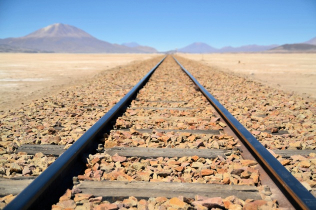 Desert Train Tracks