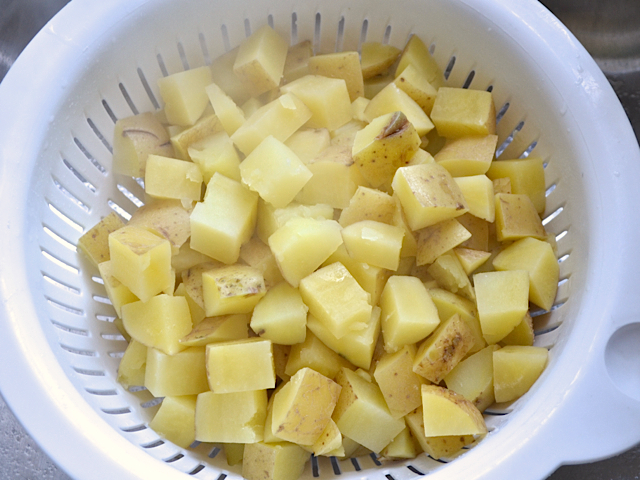 Drain Potatoes