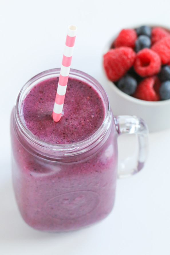Double Berry Power Smoothie