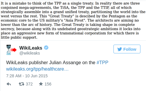 Profits over public health   Secret TPP Healthcare Annex published by WikiLeaks  RT USA
