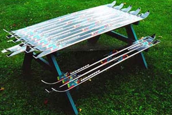 10.) This picnic table is smooth.