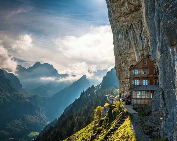 1. Aescher Resort In Appenzellerland, Switzerland