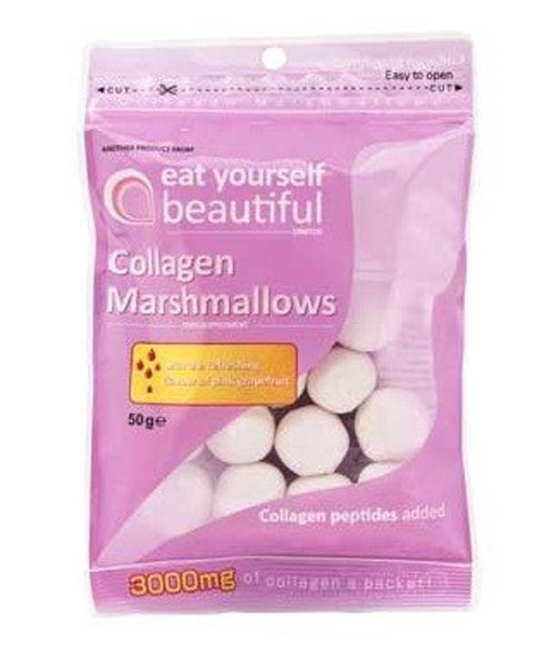 4.) Collagen Marshmallows: These are allowed to be an edible option to collagen treatments, but we don