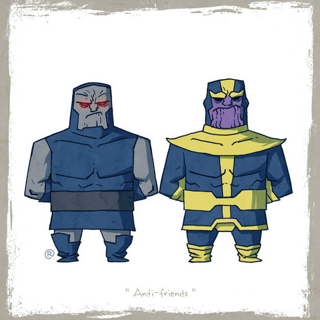 Darkseid and Thanos