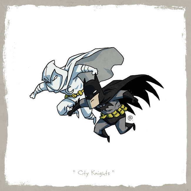 Moon Knight and black Knight