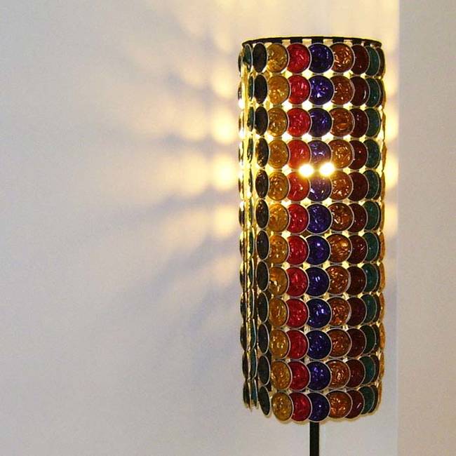 Or, use the pods to create a fun lamp shade.