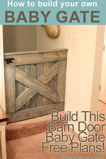 diy barn door baby gate