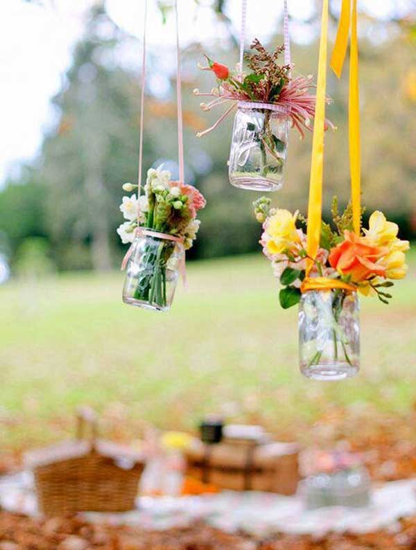 mason jar arrangements