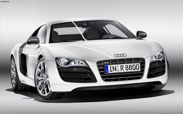 white-audi-Wallpaper