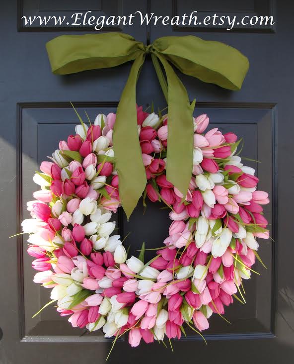 Beautiful Tulip Wreath