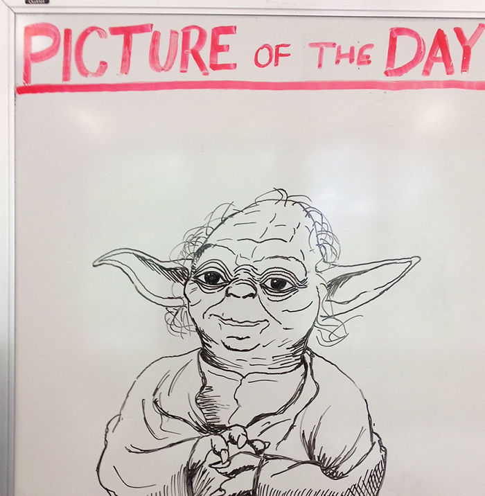 A Talented Teacher Inspires Students Through Drawings